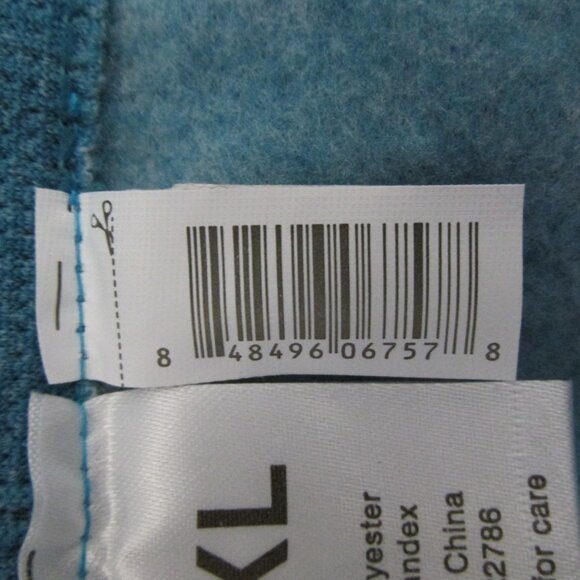 BLUE STAR WOMEN'S JUNIOR'S SZ L / XL LEGGINGS BLUE FLEECE LINED ANKLE LENGTH NWT - Picture 8 of 8